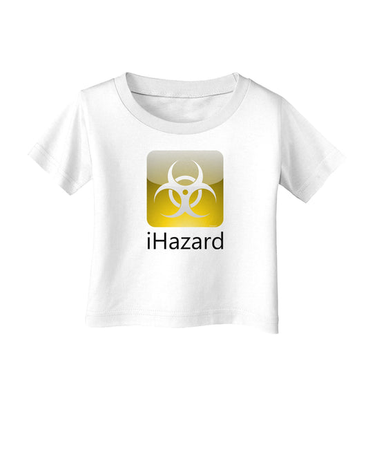 iHazard Logo - Zombie Apocalypse Infant T-Shirt-Infant T-Shirt-TooLoud-White-06-Months-Davson Sales
