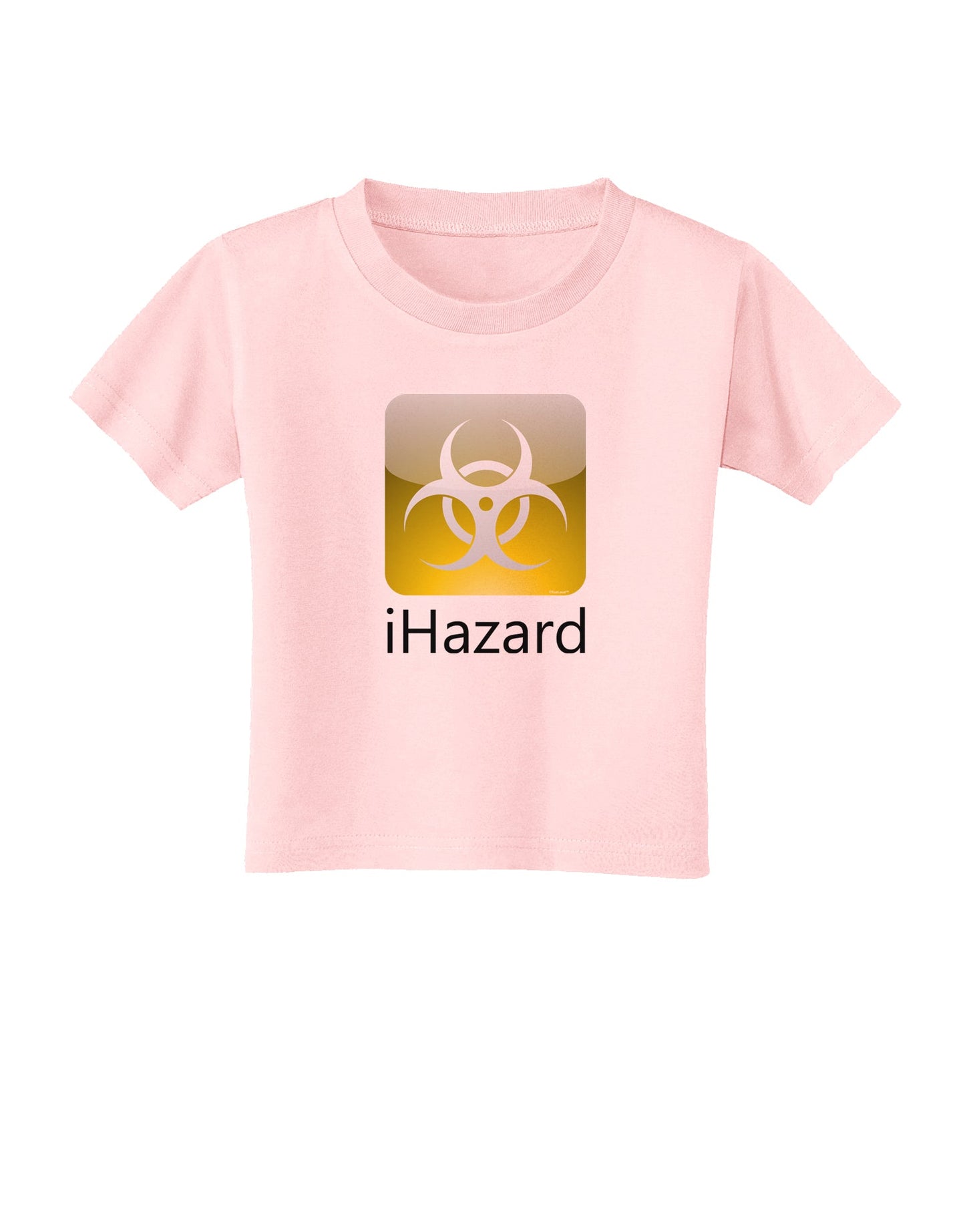 iHazard Logo - Zombie Apocalypse Toddler T-Shirt-Toddler T-Shirt-TooLoud-Light-Pink-2T-Davson Sales