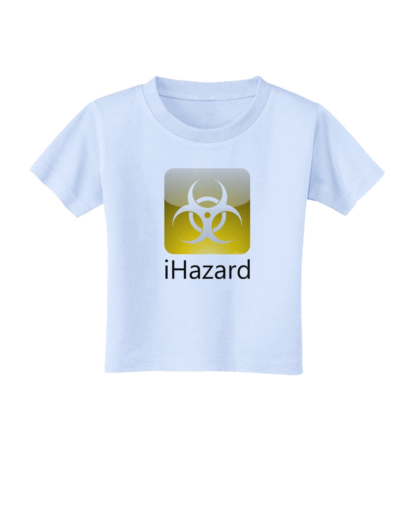 iHazard Logo - Zombie Apocalypse Toddler T-Shirt-Toddler T-Shirt-TooLoud-Light-Blue-2T-Davson Sales