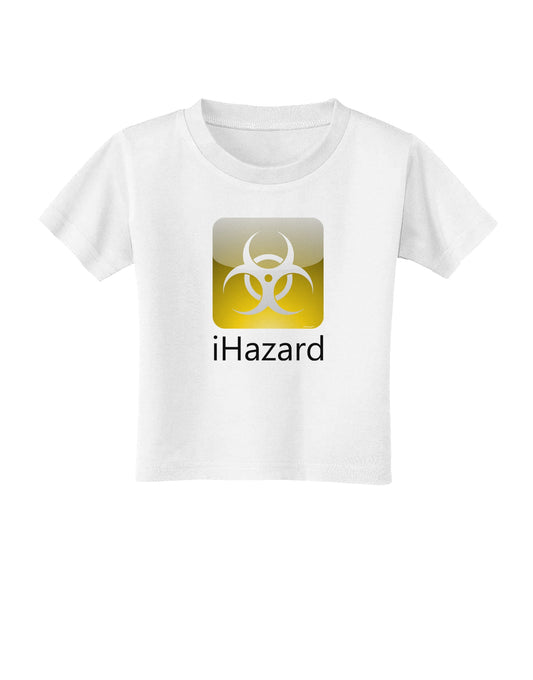 iHazard Logo - Zombie Apocalypse Toddler T-Shirt-Toddler T-Shirt-TooLoud-White-2T-Davson Sales