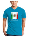 iMexcellent Icon - Cinco de Mayo Adult Dark V-Neck T-Shirt-TooLoud-Turquoise-Small-Davson Sales