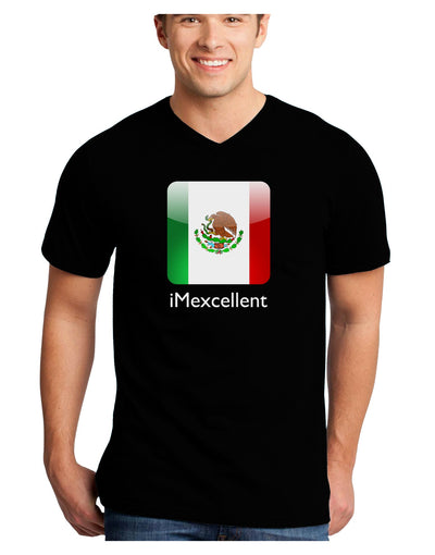 iMexcellent Icon - Cinco de Mayo Adult Dark V-Neck T-Shirt-TooLoud-Black-Small-Davson Sales