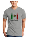 iMexcellent Icon - Cinco de Mayo Adult V-Neck T-shirt-Mens V-Neck T-Shirt-TooLoud-HeatherGray-Small-Davson Sales