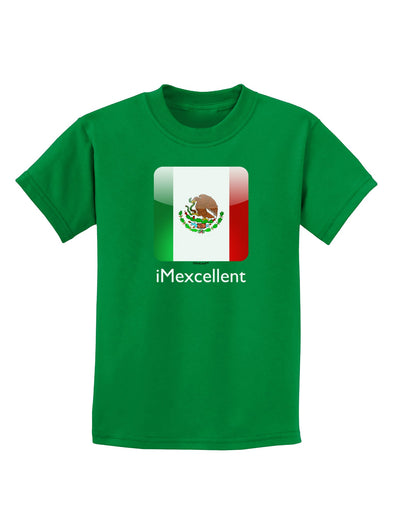 iMexcellent Icon - Cinco de Mayo Childrens Dark T-Shirt-Childrens T-Shirt-TooLoud-Kelly-Green-X-Small-Davson Sales