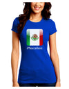 iMexcellent Icon - Cinco de Mayo Juniors Crew Dark T-Shirt-T-Shirts Juniors Tops-TooLoud-Royal-Blue-Juniors Fitted Small-Davson Sales