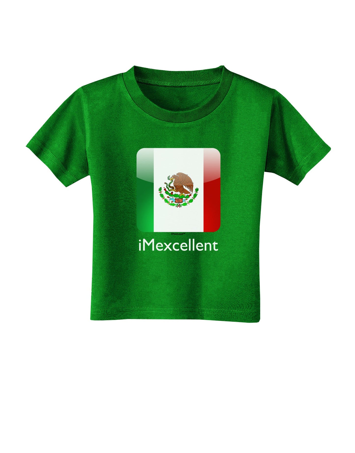iMexcellent Icon - Cinco de Mayo Toddler T-Shirt Dark-Toddler T-Shirt-TooLoud-Clover-Green-2T-Davson Sales