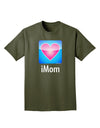 iMom - Mothers Day Adult Dark T-Shirt-Mens T-Shirt-TooLoud-Military-Green-Small-Davson Sales