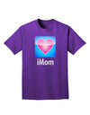 iMom - Mothers Day Adult Dark T-Shirt-Mens T-Shirt-TooLoud-Purple-Small-Davson Sales