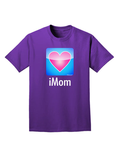 iMom - Mothers Day Adult Dark T-Shirt-Mens T-Shirt-TooLoud-Purple-Small-Davson Sales