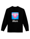 iMom - Mothers Day Adult Long Sleeve Dark T-Shirt-TooLoud-Black-Small-Davson Sales