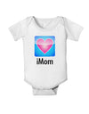 iMom - Mothers Day Baby Romper Bodysuit-Baby Romper-TooLoud-White-06-Months-Davson Sales