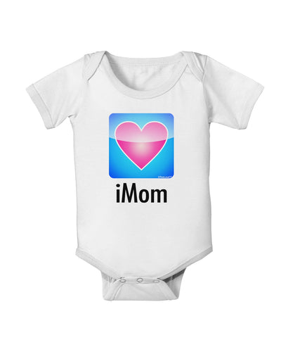 iMom - Mothers Day Baby Romper Bodysuit-Baby Romper-TooLoud-White-06-Months-Davson Sales