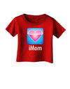 iMom - Mothers Day Infant T-Shirt Dark-Infant T-Shirt-TooLoud-Red-06-Months-Davson Sales