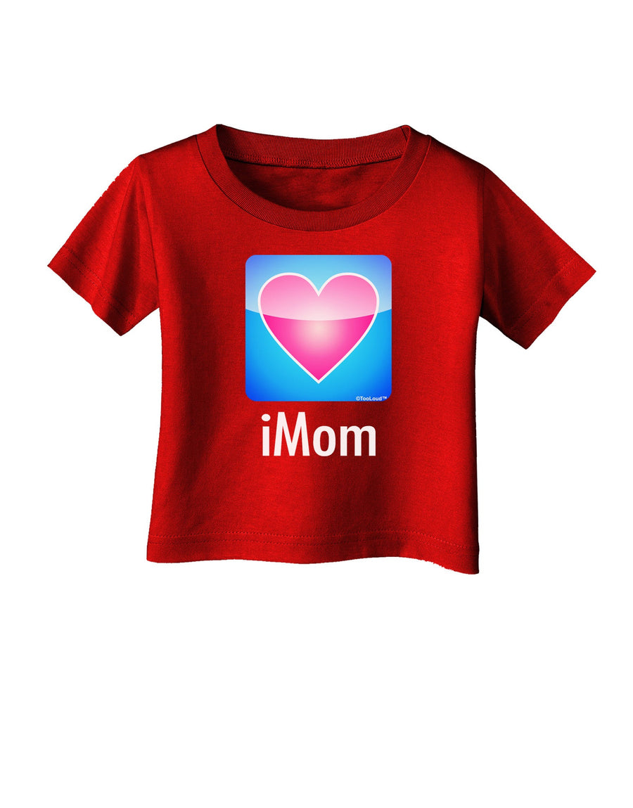 iMom - Mothers Day Infant T-Shirt Dark-Infant T-Shirt-TooLoud-Black-06-Months-Davson Sales