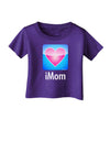 iMom - Mothers Day Infant T-Shirt Dark-Infant T-Shirt-TooLoud-Purple-06-Months-Davson Sales