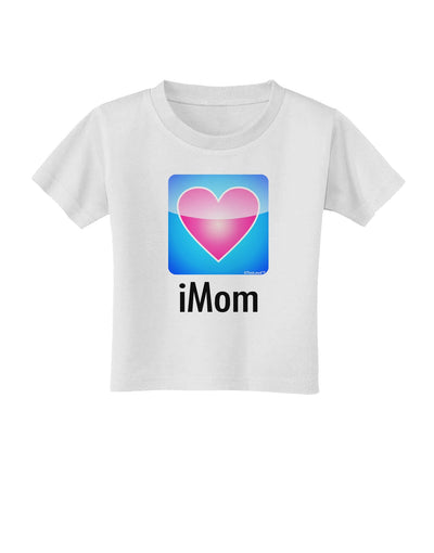 iMom - Mothers Day Toddler T-Shirt-Toddler T-Shirt-TooLoud-White-2T-Davson Sales