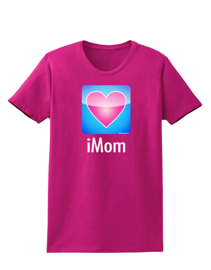 iMom - Mothers Day Womens Dark T-Shirt-TooLoud-Black-X-Small-Davson Sales