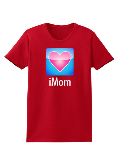 iMom - Mothers Day Womens Dark T-Shirt-TooLoud-Red-X-Small-Davson Sales