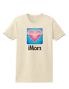 iMom - Mothers Day Womens T-Shirt-Womens T-Shirt-TooLoud-Natural-X-Small-Davson Sales