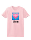 iMom - Mothers Day Womens T-Shirt-Womens T-Shirt-TooLoud-PalePink-X-Small-Davson Sales