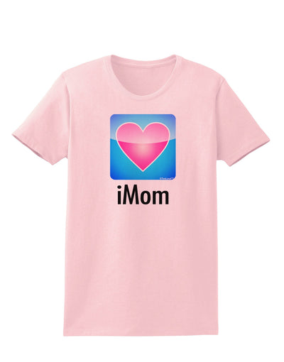 iMom - Mothers Day Womens T-Shirt-Womens T-Shirt-TooLoud-PalePink-X-Small-Davson Sales