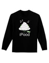 iPood Adult Long Sleeve Dark T-Shirt-TooLoud-Black-Small-Davson Sales