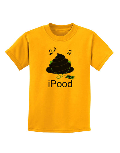 iPood Childrens T-Shirt-Childrens T-Shirt-TooLoud-Gold-X-Small-Davson Sales