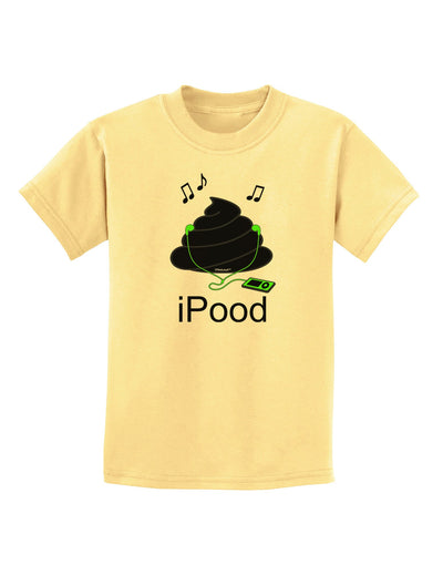 iPood Childrens T-Shirt-Childrens T-Shirt-TooLoud-Daffodil-Yellow-X-Small-Davson Sales