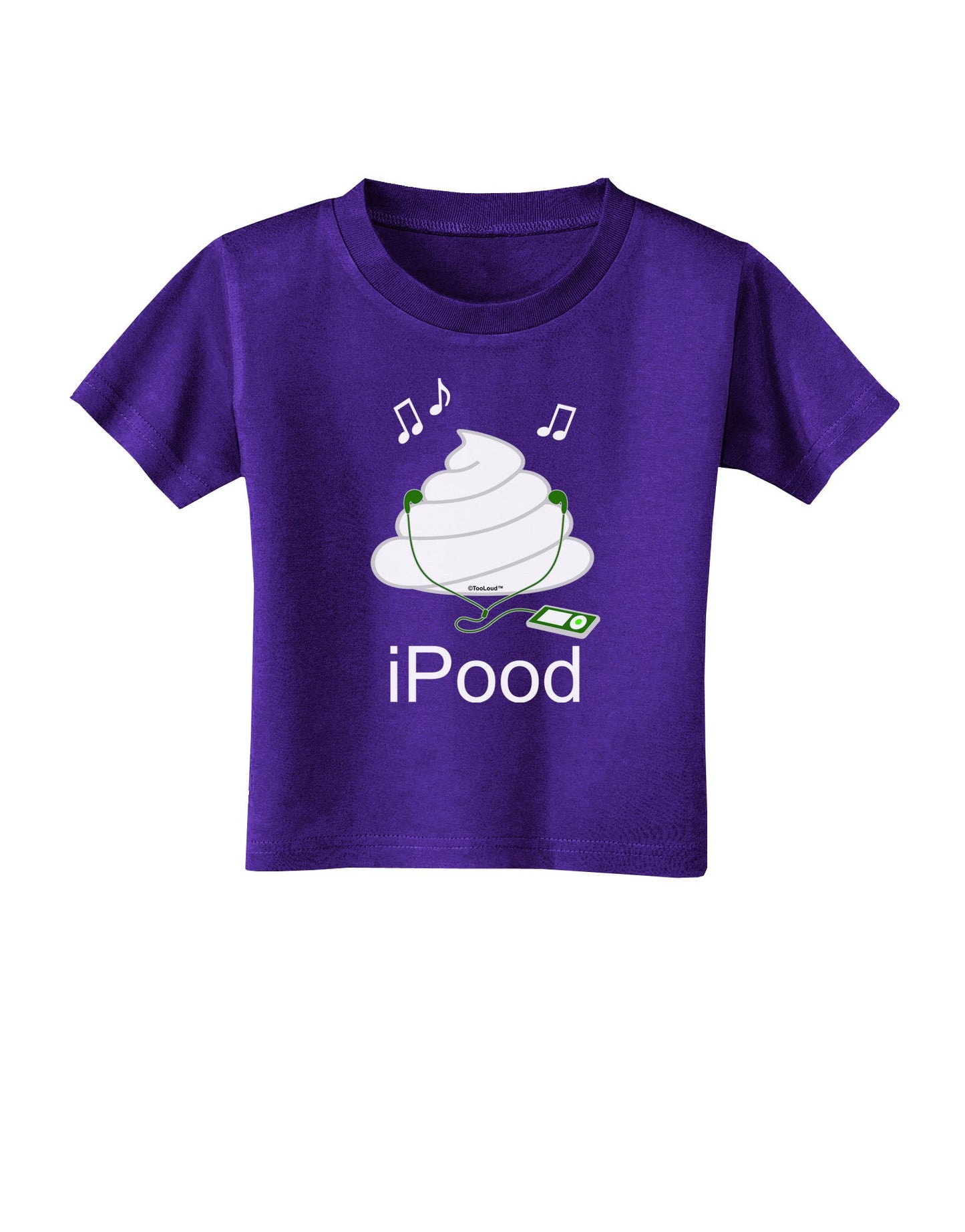 iPood Toddler T-Shirt Dark-Toddler T-Shirt-TooLoud-Purple-2T-Davson Sales