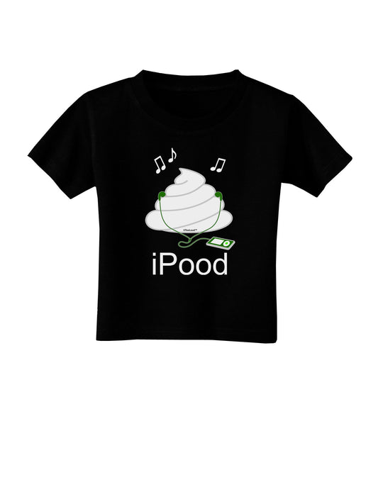 iPood Toddler T-Shirt Dark-Toddler T-Shirt-TooLoud-Black-2T-Davson Sales