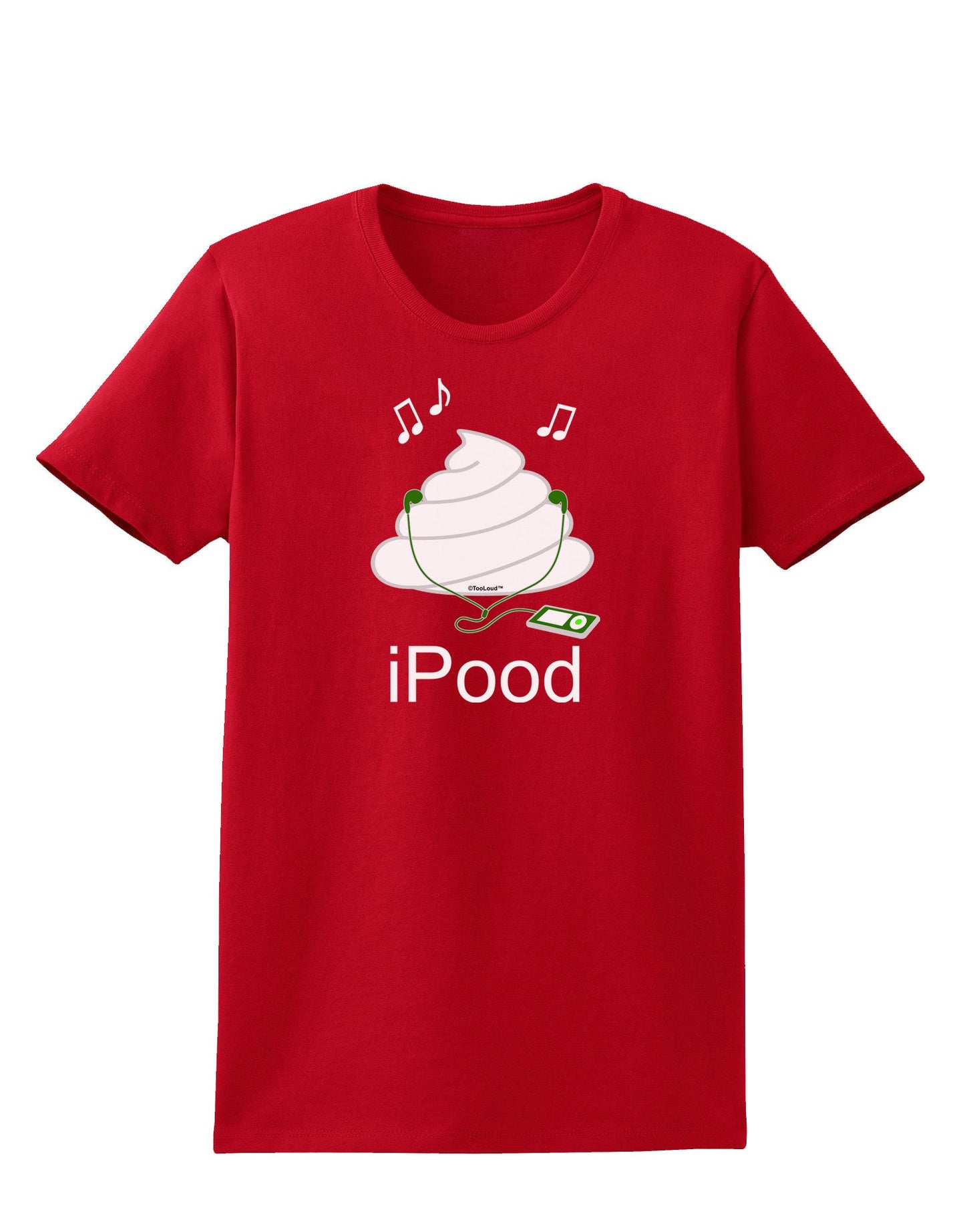 iPood Womens Dark T-Shirt-Womens T-Shirt-TooLoud-Red-X-Small-Davson Sales