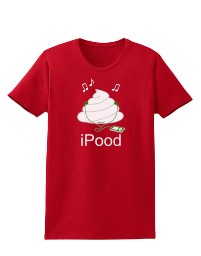 iPood Womens Dark T-Shirt-Womens T-Shirt-TooLoud-Red-X-Small-Davson Sales