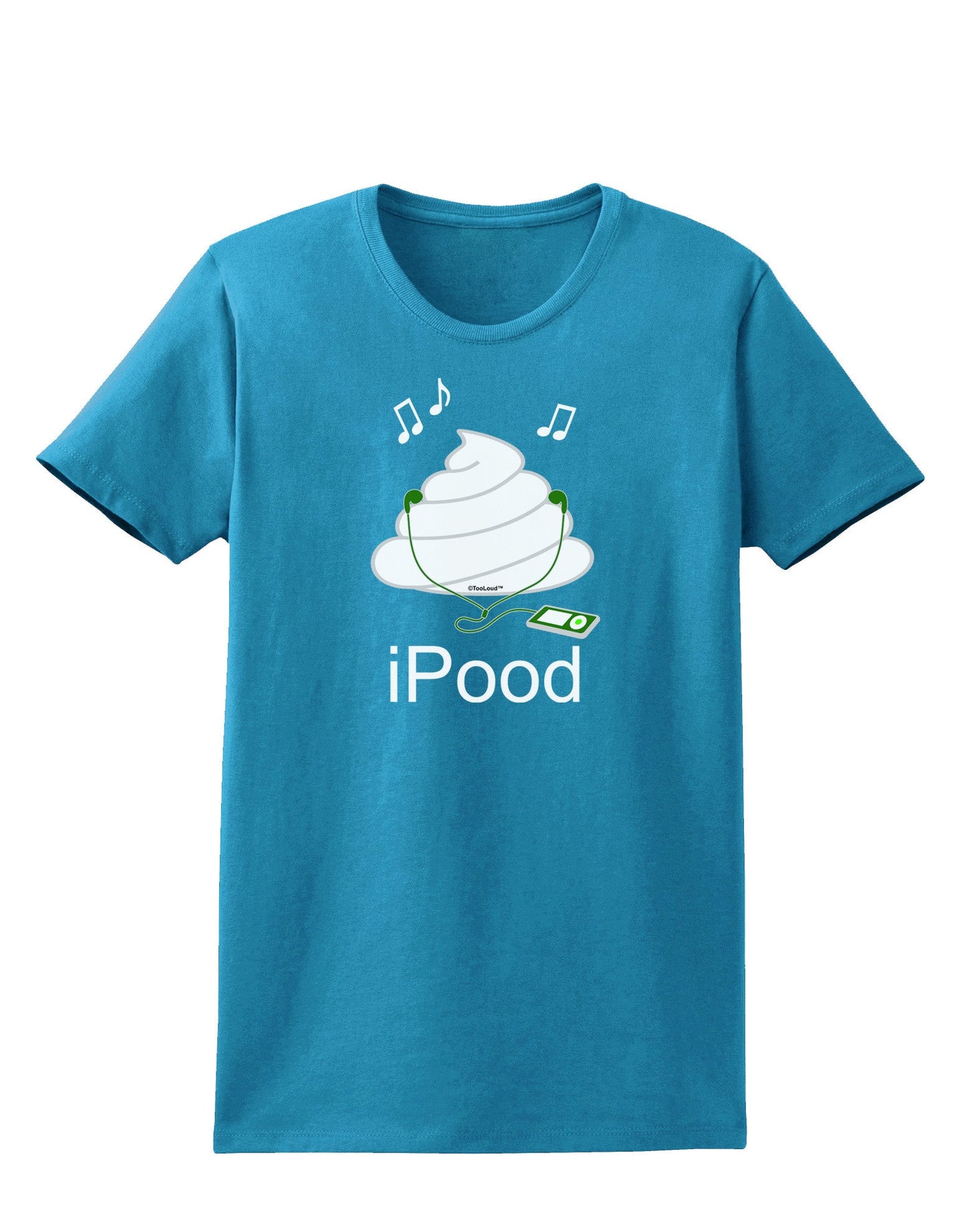 iPood Womens Dark T-Shirt-Womens T-Shirt-TooLoud-Turquoise-X-Small-Davson Sales