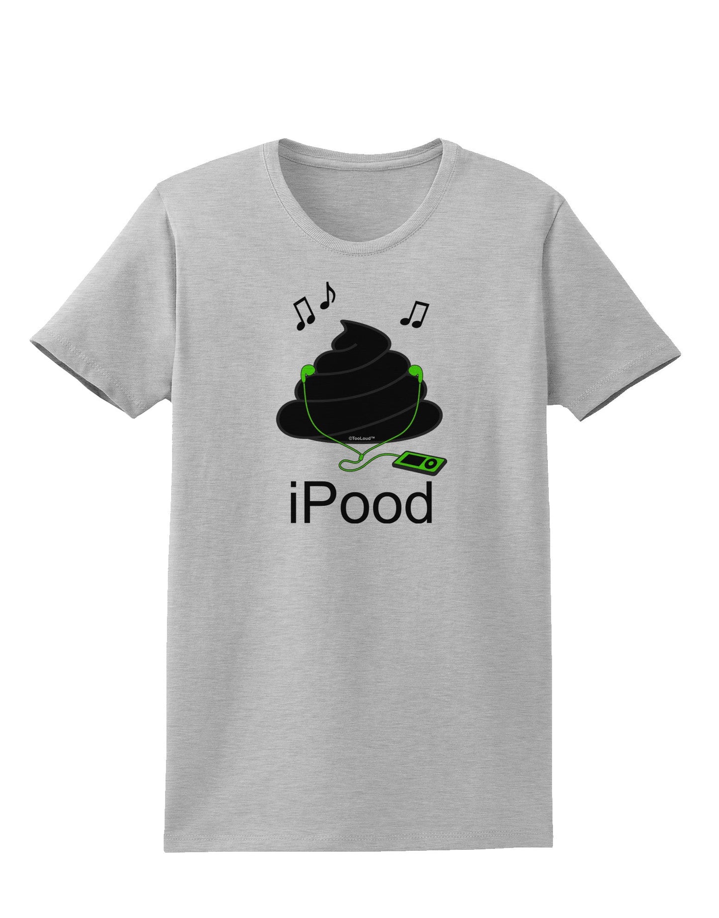 iPood Womens T-Shirt-Womens T-Shirt-TooLoud-AshGray-X-Small-Davson Sales