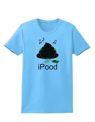 iPood Womens T-Shirt-Womens T-Shirt-TooLoud-Aquatic-Blue-X-Small-Davson Sales