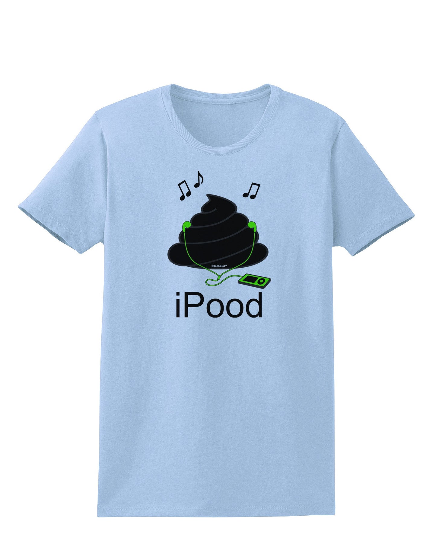 iPood Womens T-Shirt-Womens T-Shirt-TooLoud-Light-Blue-X-Small-Davson Sales