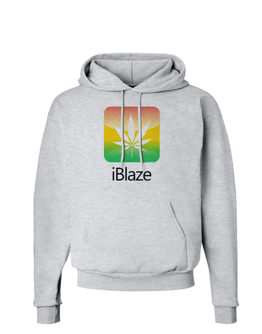 iBlaze Logo - Marijuana Leaf Hoodie Sweatshirt-Hoodie-TooLoud-White-Small-Davson Sales