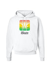 iBlaze Logo - Marijuana Leaf Hoodie Sweatshirt-Hoodie-TooLoud-White-Small-Davson Sales