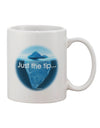 Iceberg Printed 11 oz Coffee Mug - A Refined Choice for Discerning Drinkware Enthusiasts - TooLoud-11 OZ Coffee Mug-TooLoud-White-Davson Sales