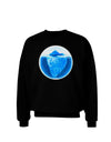 Iceberg Watercolor Adult Dark Sweatshirt-Sweatshirts-TooLoud-Black-Small-Davson Sales