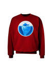 Iceberg Watercolor Adult Dark Sweatshirt-Sweatshirts-TooLoud-Deep-Red-Small-Davson Sales