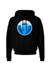 Iceberg Watercolor Dark Hoodie Sweatshirt-Hoodie-TooLoud-Black-Small-Davson Sales