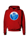 Iceberg Watercolor Dark Hoodie Sweatshirt-Hoodie-TooLoud-Red-Small-Davson Sales