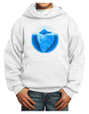 Iceberg Watercolor Youth Hoodie Pullover Sweatshirt-Youth Hoodie-TooLoud-White-XS-Davson Sales