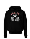 I'd Flex But I Like This Shirt Dark Hoodie Sweatshirt-Hoodie-TooLoud-Black-Small-Davson Sales