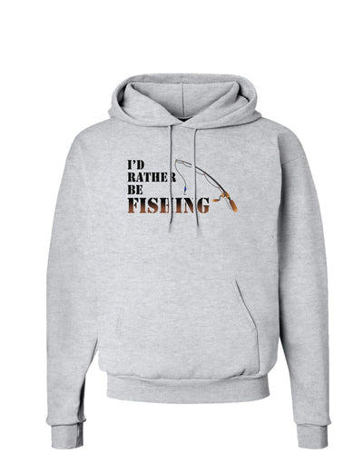 I'd Rather Be Fishing Hoodie Sweatshirt-Hoodie-TooLoud-AshGray-Small-Davson Sales