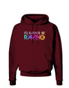 I'd Rather Be Raving Dark Hoodie Sweatshirt-Hoodie-TooLoud-Maroon-Small-Davson Sales