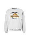 I'd Rather - Pizza Sweatshirt-Sweatshirt-TooLoud-White-Small-Davson Sales