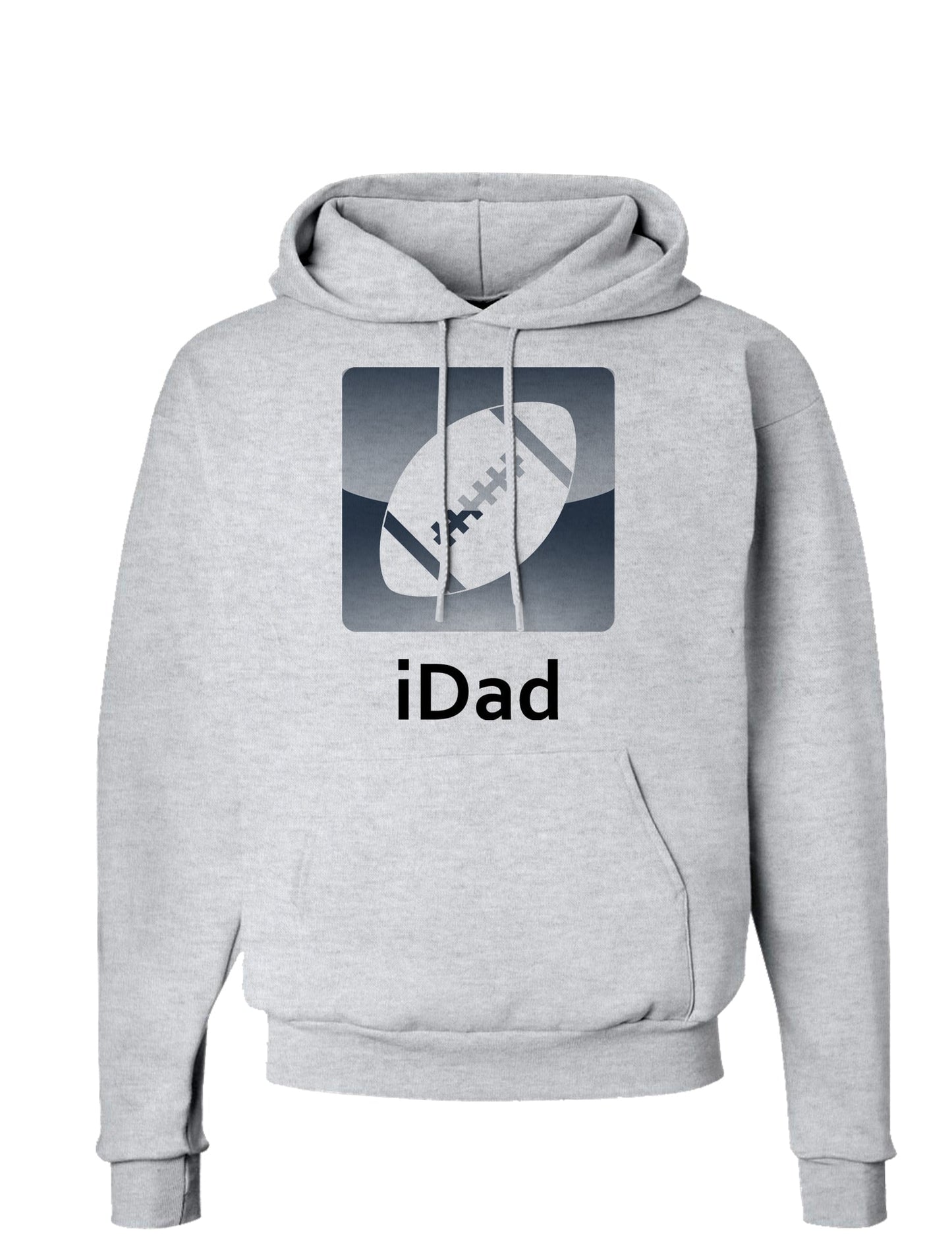 iDad Football Hoodie Sweatshirt-Hoodie-TooLoud-AshGray-Small-Davson Sales