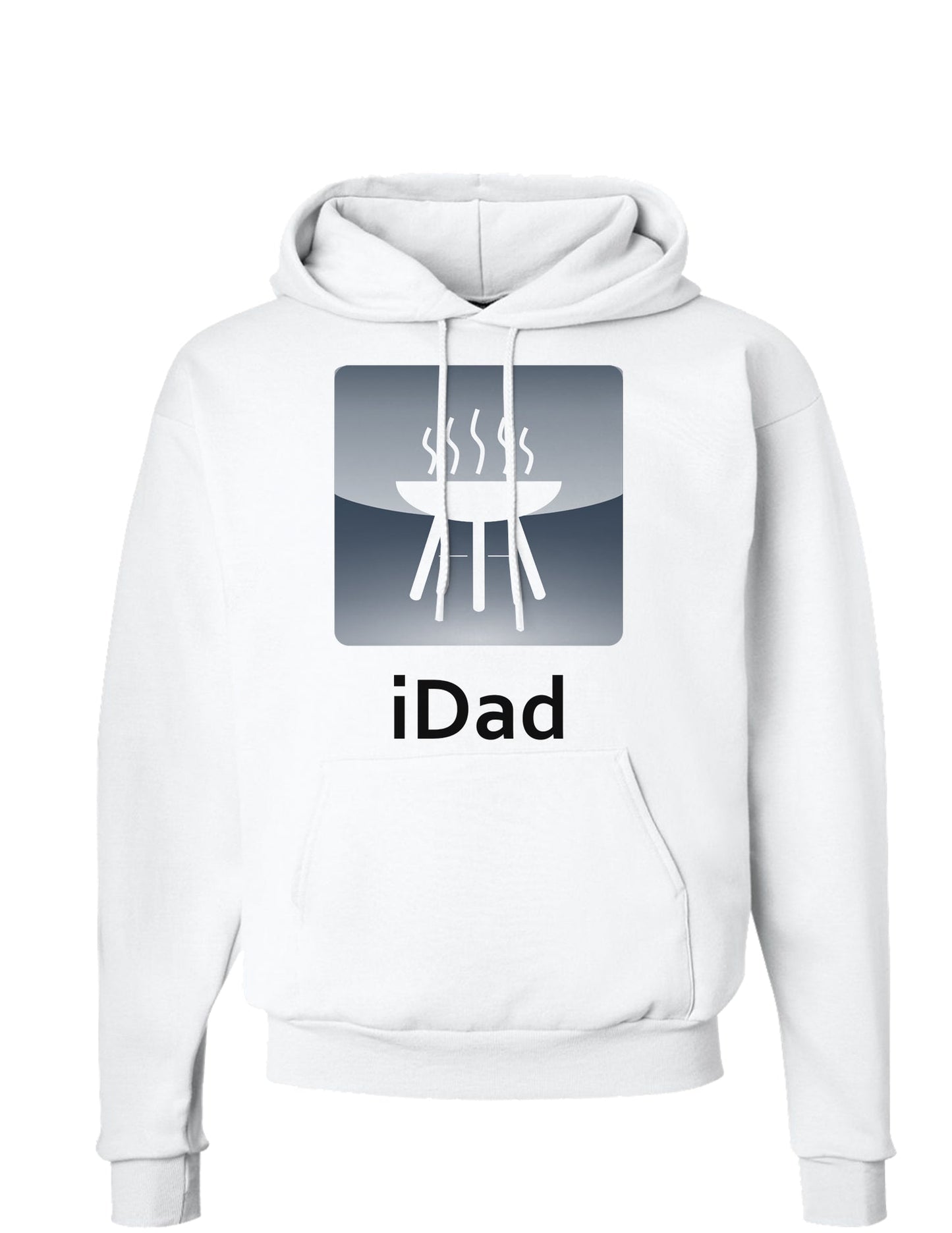 iDad Grill Hoodie Sweatshirt-Hoodie-TooLoud-White-Small-Davson Sales